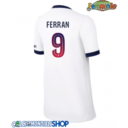 Maglie da calcio Paris Saint-Germain Ferran Torres #9 Seconda Maglia Femminile 2026-27 Manica Corta